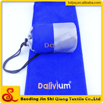 High Quality Microfiber Sports Towel With Logo Embroidered